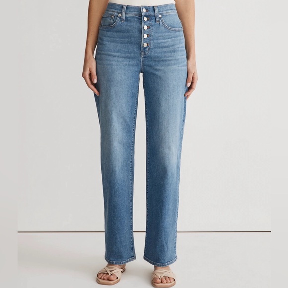 Madewell Denim - Madewell Petite Perfect Vintage Wide-Leg Jean - Ohlman Wash (blue) - Size 33P